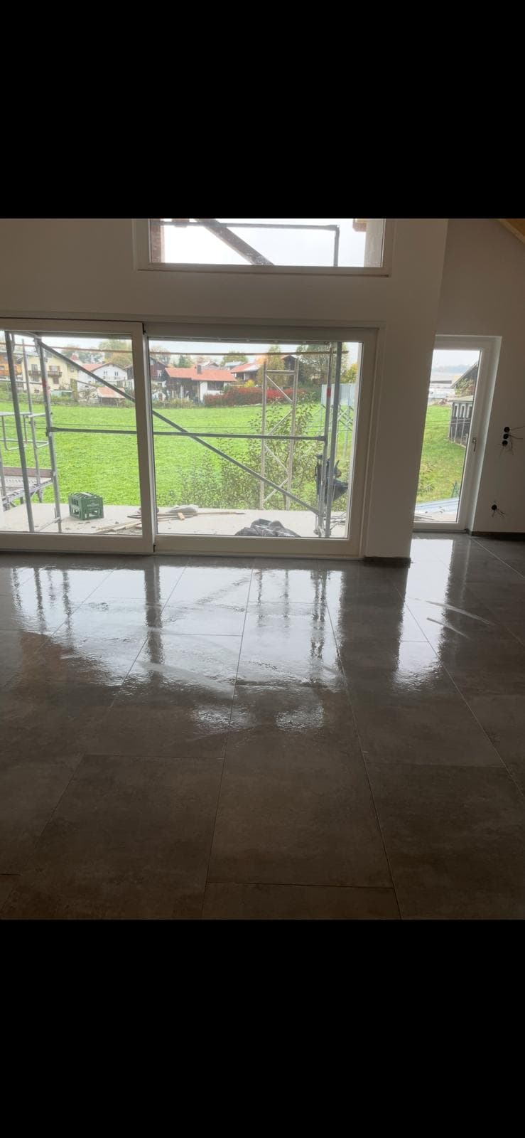 Neubau Wohnküche Teisendorf - 60×120 cm Fliesen 4